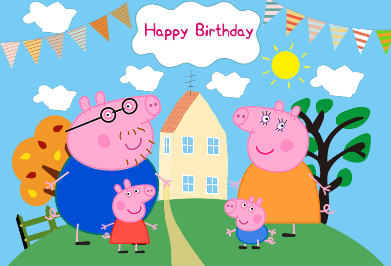 Peppa Pig House Cups Peppa Peppa Pig Birthday Party Cups Birthday