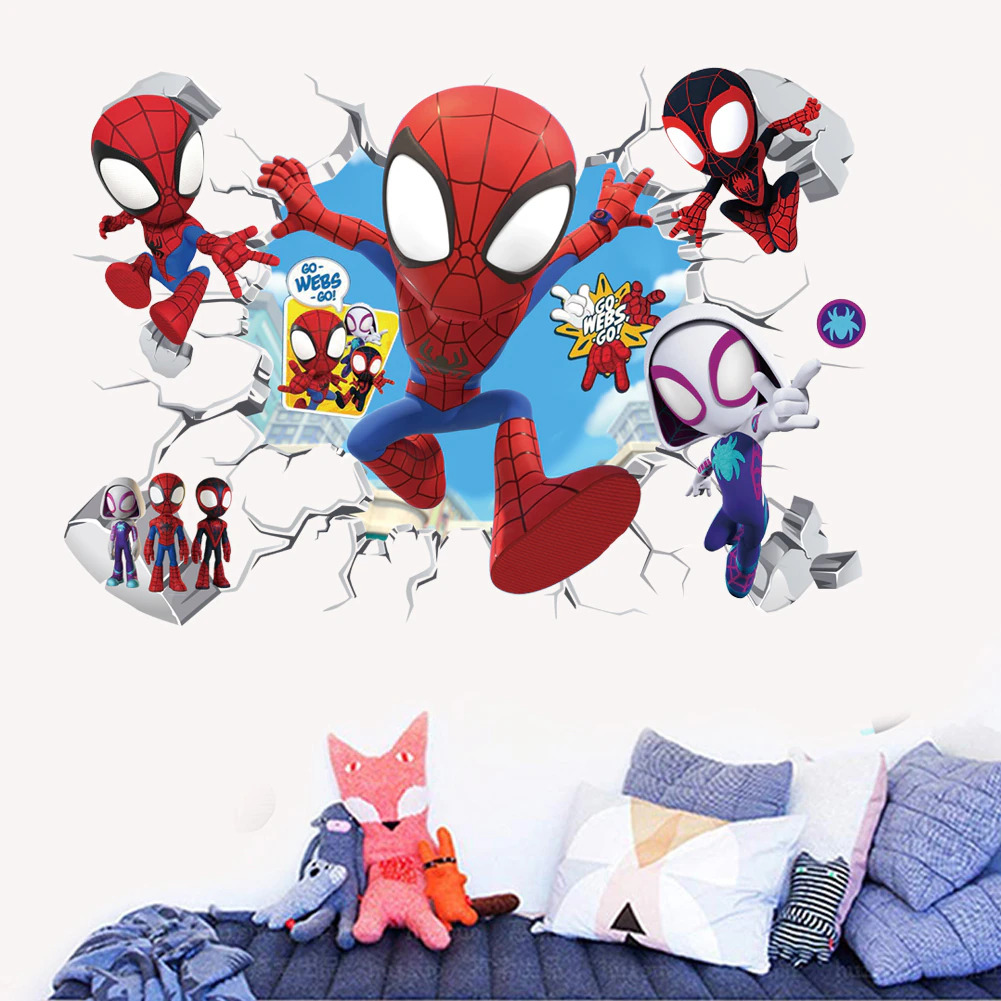 Stickers mural Amazing Spider-man debout - Collection Spidey