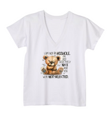 I'M NOT NICE BEAR NOVELTY TSHIRT T-SHIRT COTTON WHITE COMIC FUNNY